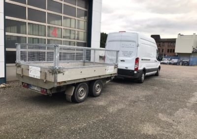 Kleintransporte Moers auch mit Anhänger